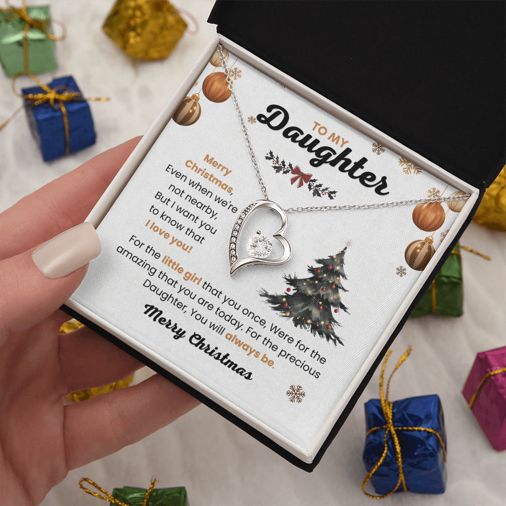 Christmas Gifts for Daughter, She glows brighter wearing this necklace