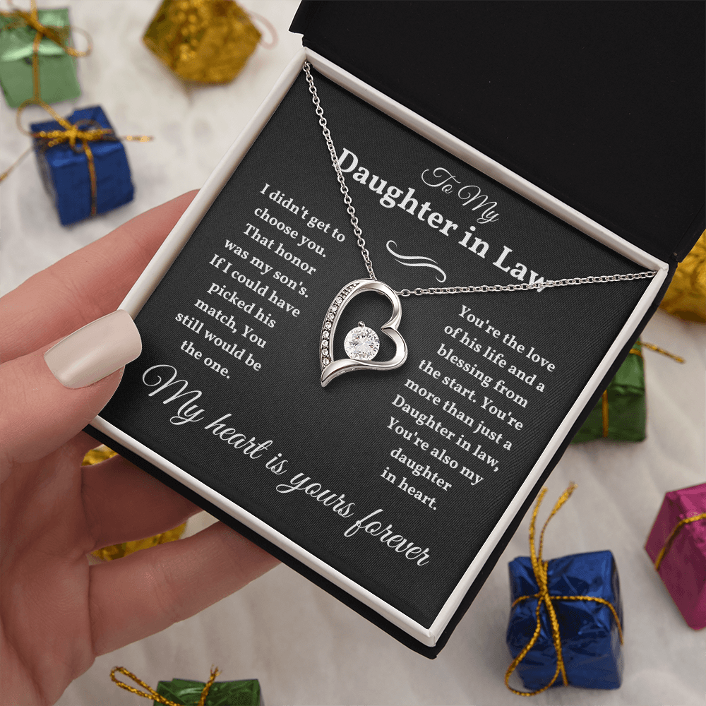 Daughter In Law Necklace From Mother, Daughter In Law Birthday Gifts