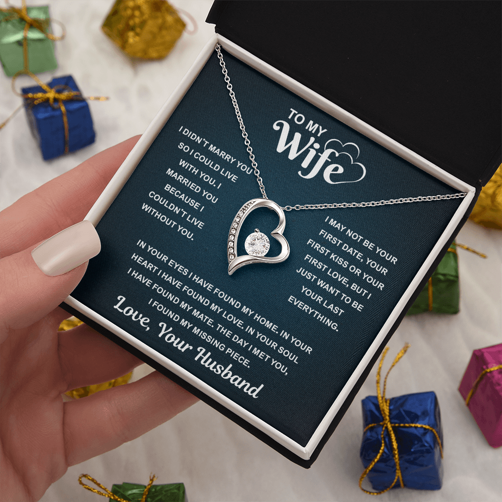 Best Gifts for Wife, When Your Wife Puts It On, Her Heart Shines Through