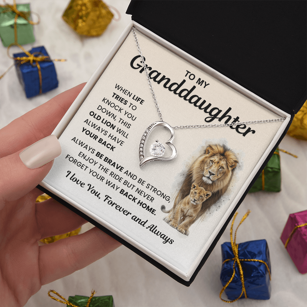 Gifts From Grandma And Grandpa, Light finds her, not the necklace
