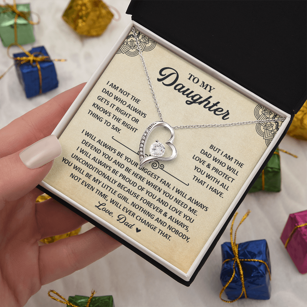 Daughter Necklace From Mom, 925 Sterling Silver Necklace