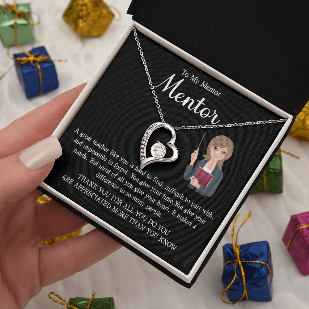 Teacher Birthday Gifts, Forever Love Necklace