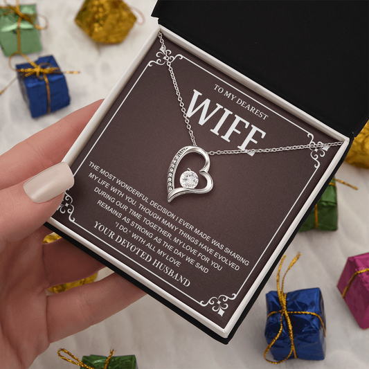 Necklace for Wife From Husband - Charm Necklaces for Women