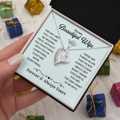 Necklace from Husband, Forever Love Necklace