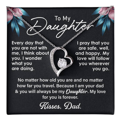 Daughter Necklace - Forever Love Pendant, Meaningful Gifts