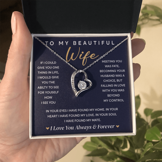 To My Soulmate Neckalce,  Every detail sparkles just like her