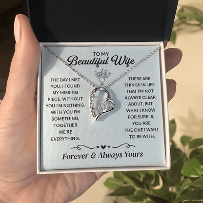 Necklace from Husband, Forever Love Necklace
