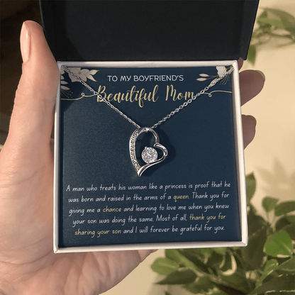 To My Future Mother In Law Necklace, Forever Love Necklace