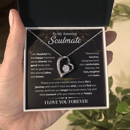 To My Soulmate Necklace, Forever Love Necklace