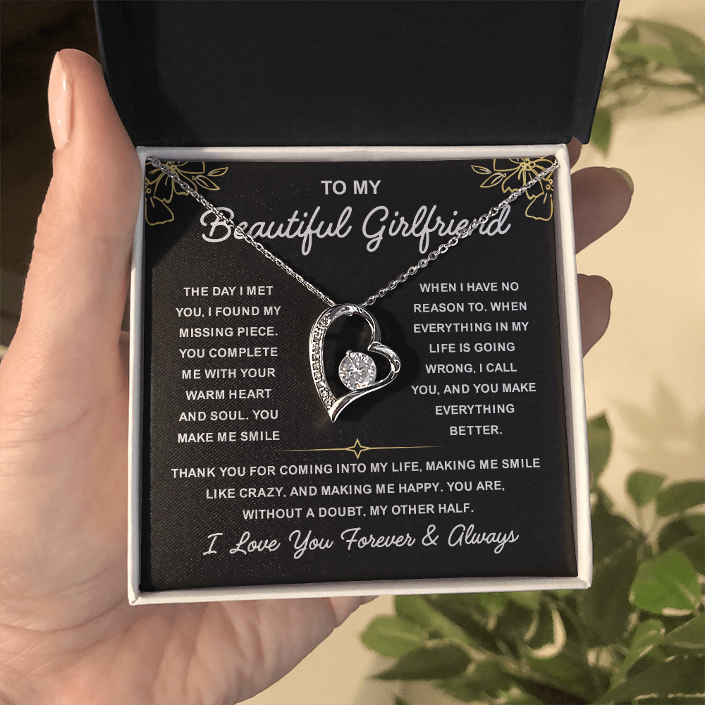 Necklace from Boyfriend, Seeing Your Girlfriend Wear It Makes Her Glow Inside and Out