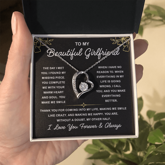 Necklace from Boyfriend, Seeing Your Girlfriend Wear It Makes Her Glow Inside and Out