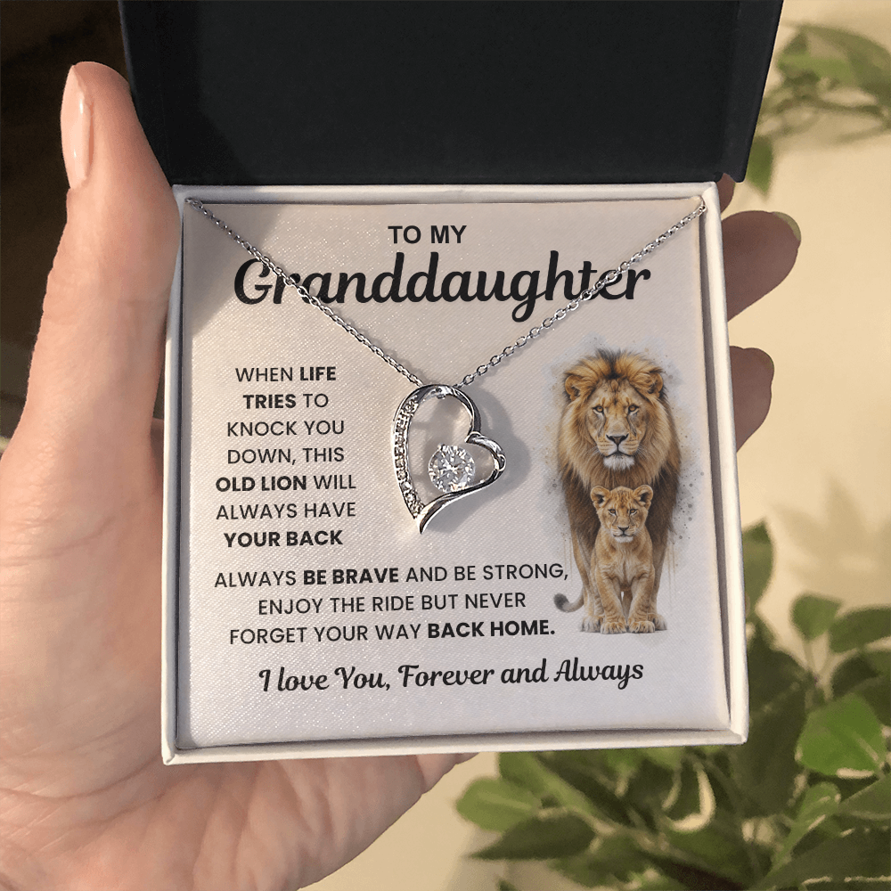 Gifts From Grandma And Grandpa, Light finds her, not the necklace