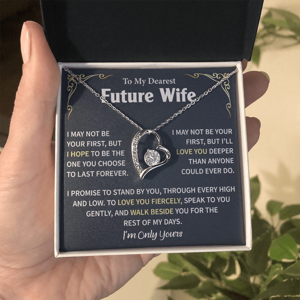 Heart Necklace For My Future Wife - Special Gift For Women