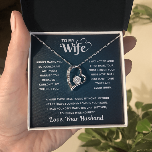 Best Gifts for Wife, When Your Wife Puts It On, Her Heart Shines Through