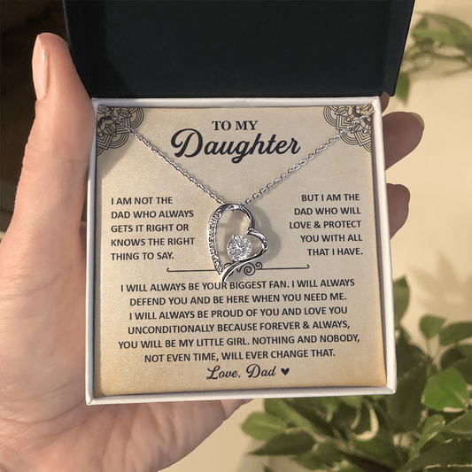 Daughter Necklace From Mom, 925 Sterling Silver Necklace
