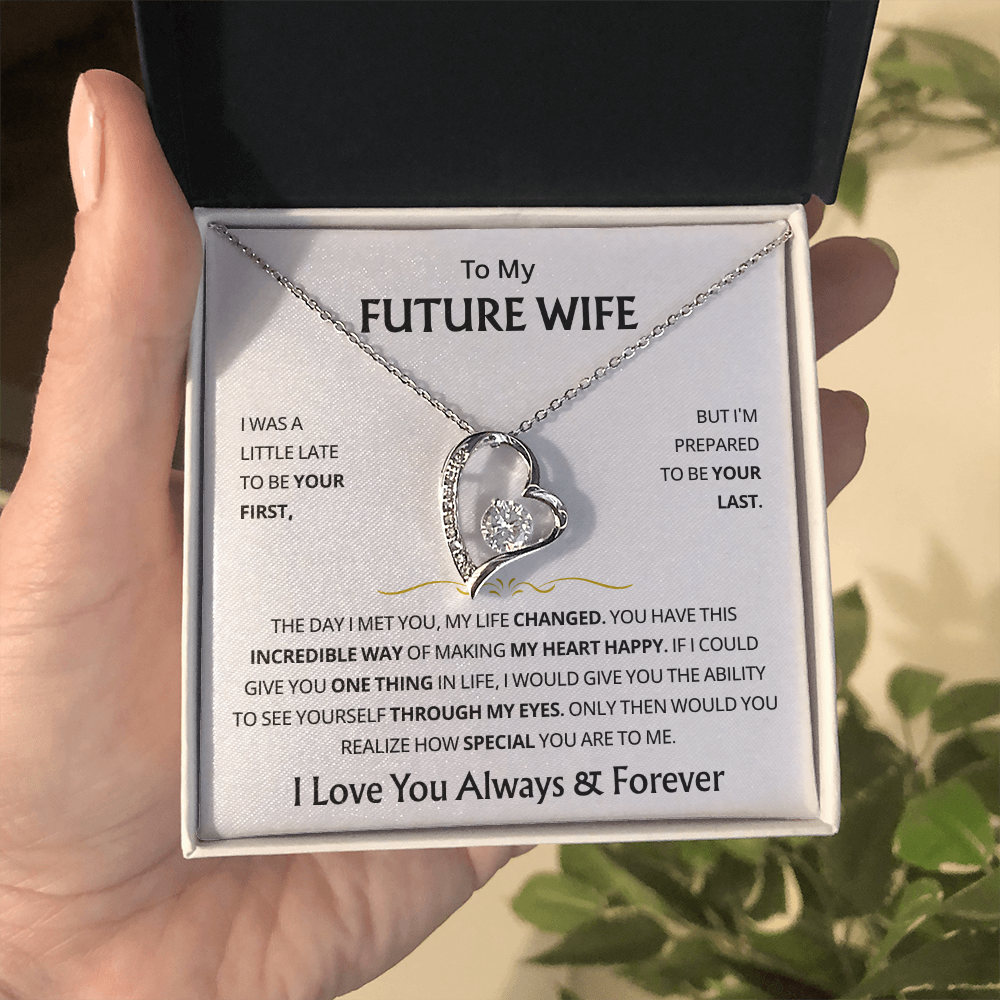 Necklace for Future wife, Forever Love Necklace
