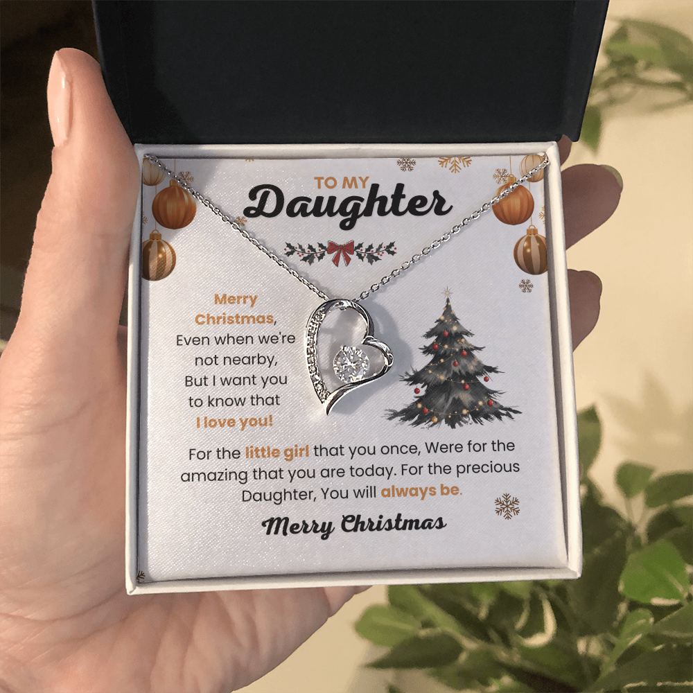 Christmas Gifts for Daughter, She glows brighter wearing this necklace