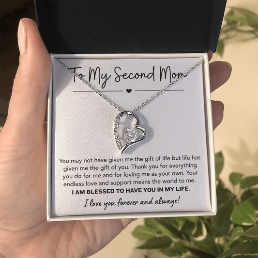 To My Bonus Mom Necklace, Valentines Day Gifts