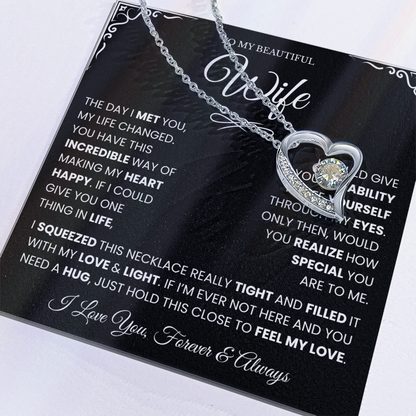 Gifts for Wife from Husband, Forever Love Necklace
