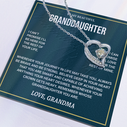 Necklaces for Granddaughters, To My Granddaughter Jewelry