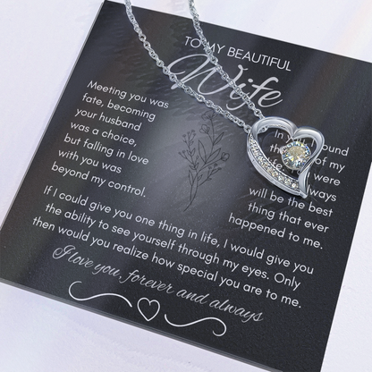Wife Necklace from Husband, Birthday Gifts for Wife