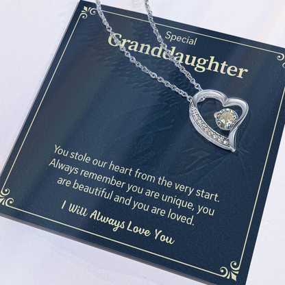 Granddaughter Necklace, Granddaughter Gifts from Grandma