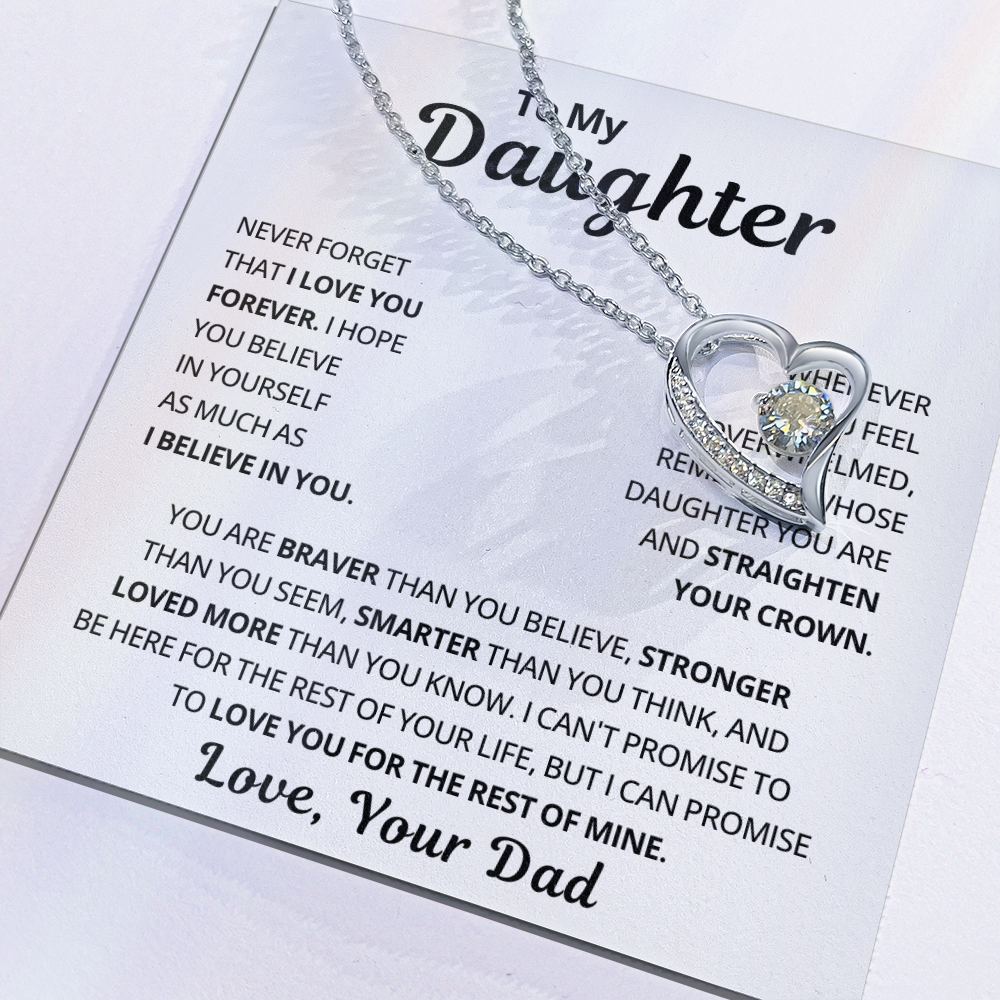Mother Daughter Necklace, It Highlights The Warmth in Her Smile