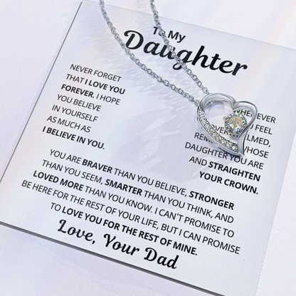Mother Daughter Necklace, It Highlights The Warmth in Her Smile