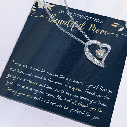 To My Future Mother In Law Necklace, Forever Love Necklace