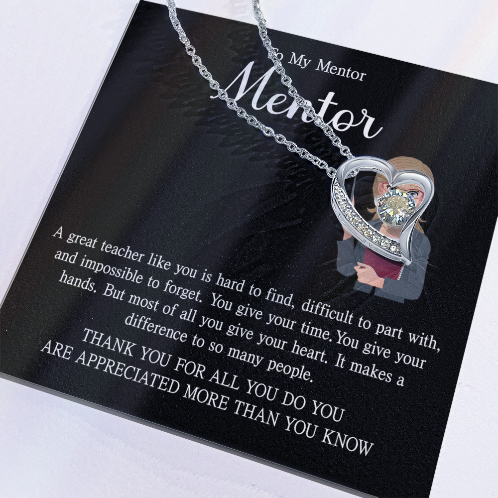 Teacher Birthday Gifts, Forever Love Necklace