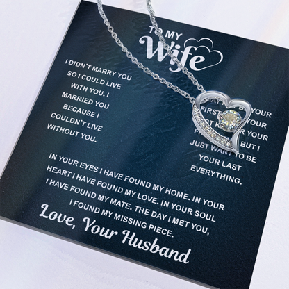 Best Gifts for Wife, When Your Wife Puts It On, Her Heart Shines Through
