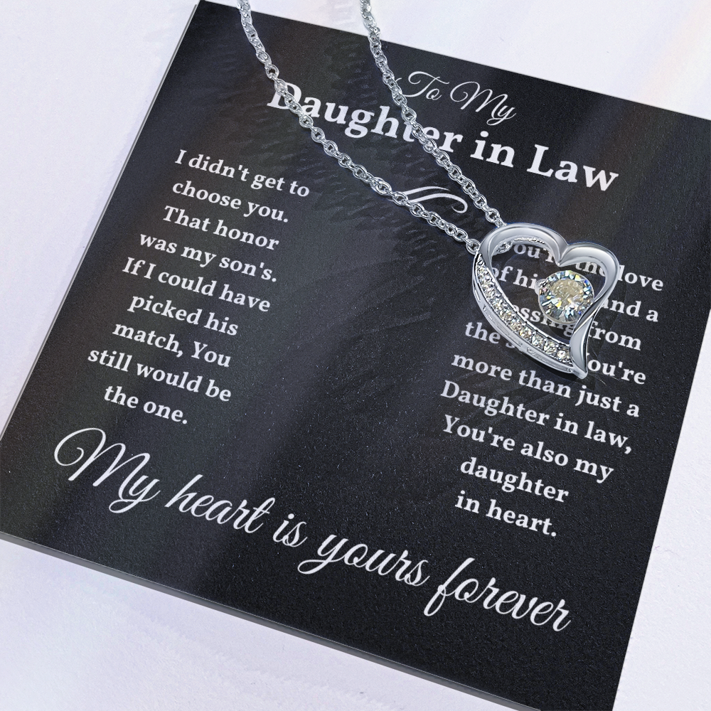 Daughter In Law Necklace From Mother, Daughter In Law Birthday Gifts