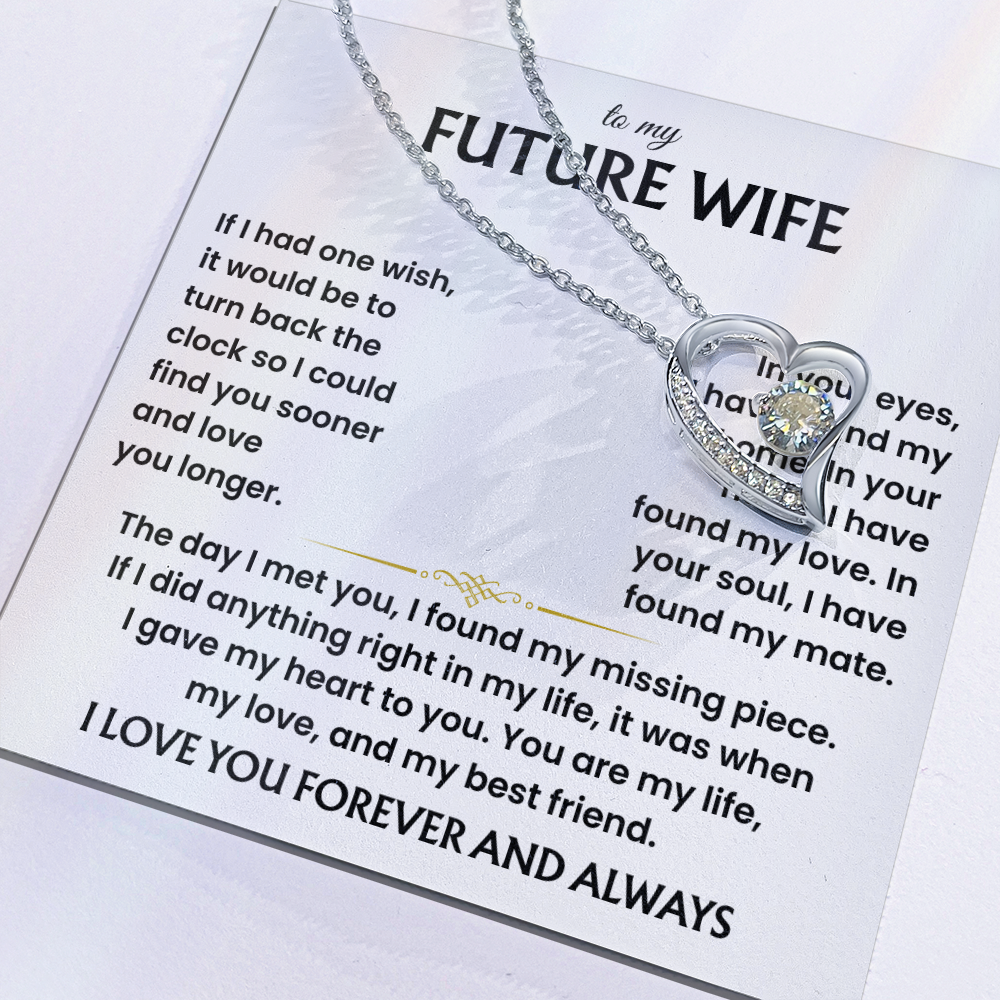 To My Future Wife Necklace, Wife Necklace From Husband