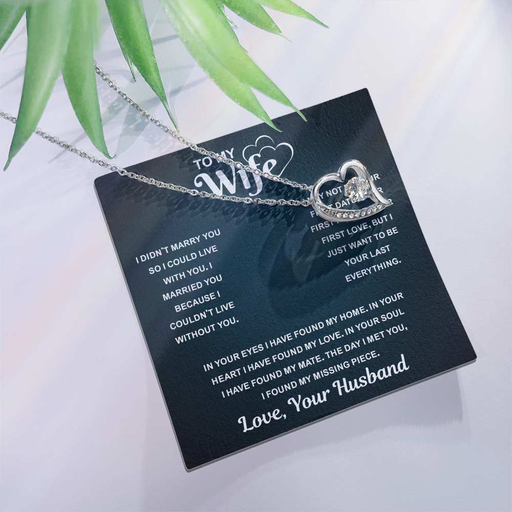 Best Gifts for Wife, When Your Wife Puts It On, Her Heart Shines Through