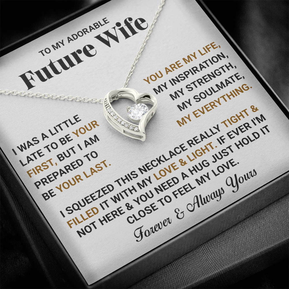 Pendant Necklaces To My Future Wife - Gift For Girlfriend