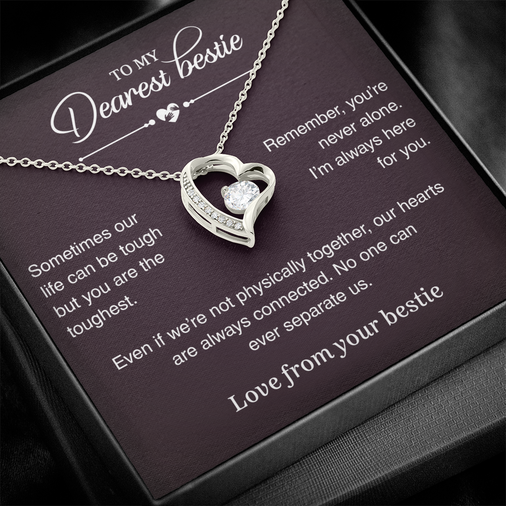 Gold Heart Necklace For Her - Special Gift For Best Friend