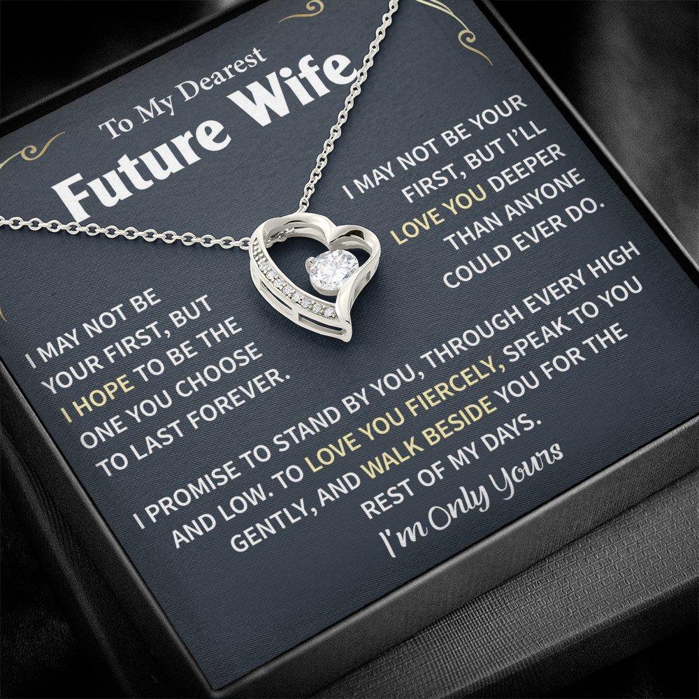 Heart Necklace For My Future Wife - Special Gift For Women