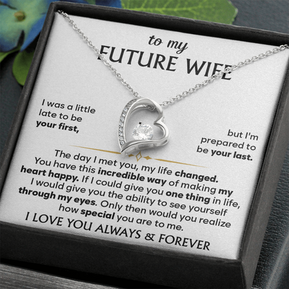 To My Future Wife Necklace, Birthday Gift for Her