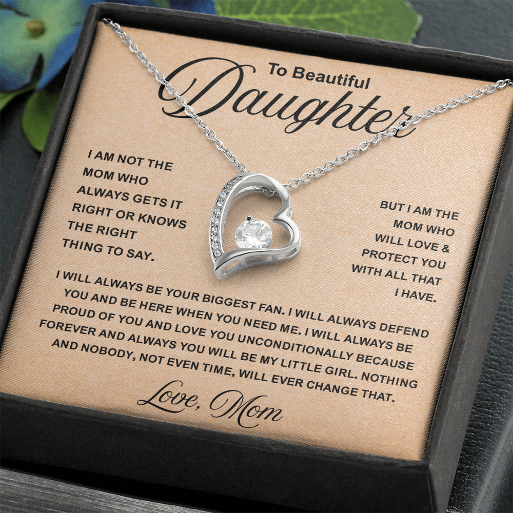 To My daughter Necklace for dad, It Makes Her Smile Shine Even Brighter
