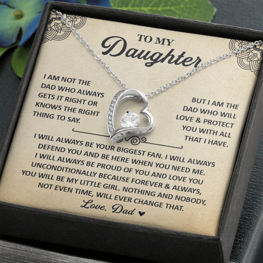 Daughter Necklace From Mom, 925 Sterling Silver Necklace