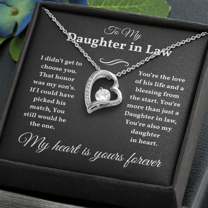 Daughter In Law Necklace From Mother, Daughter In Law Birthday Gifts