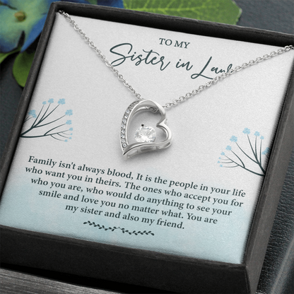 Sister in Law Necklace, Forever Love Necklace