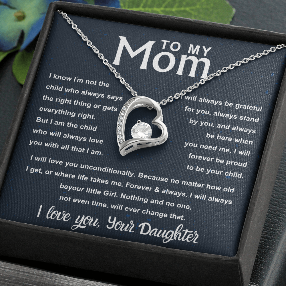 To My Beautiful Mom – Forever Your | Unconditional Love Gift for Mom