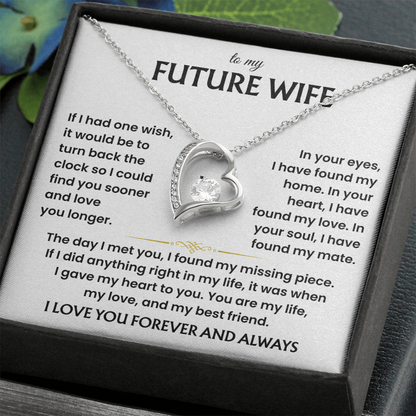 To My Future Wife Necklace, Wife Necklace From Husband