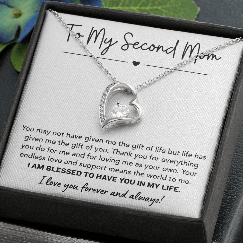 To My Bonus Mom Necklace, Valentines Day Gifts