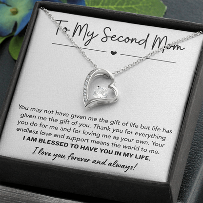 To My Bonus Mom Necklace, Valentines Day Gifts