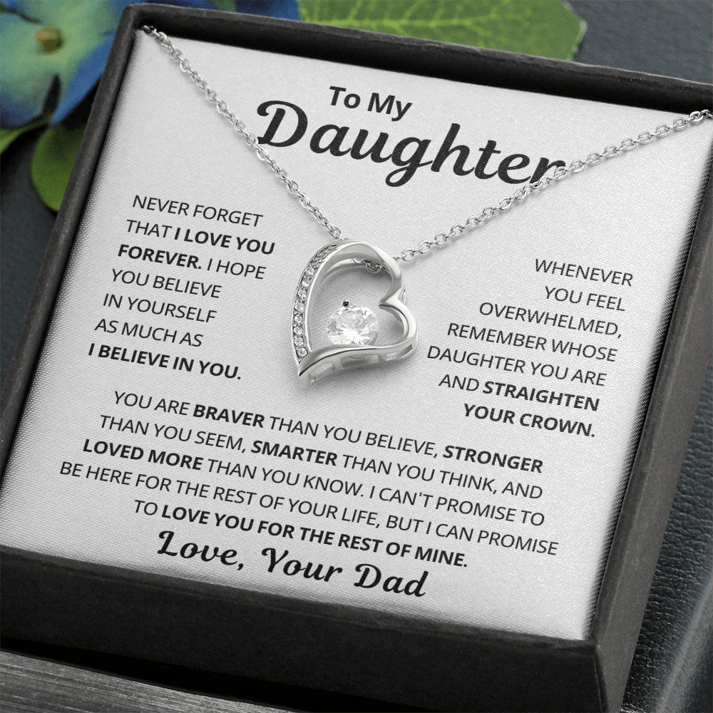 Mother Daughter Necklace, It Highlights The Warmth in Her Smile