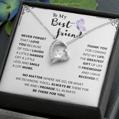 Gifts for Best Friend, Forever Love Necklace