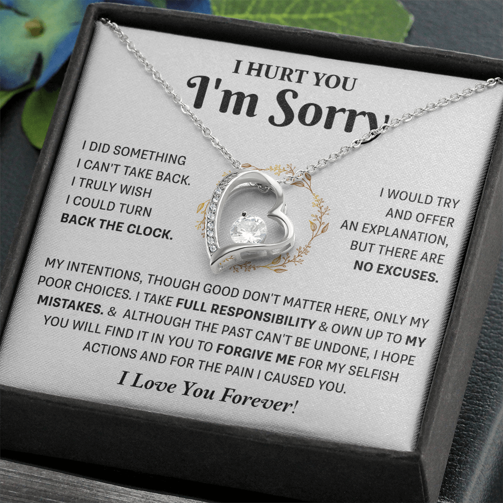 Apology Gifts Birthday Jewelry for Wife Forever Love necklace for women