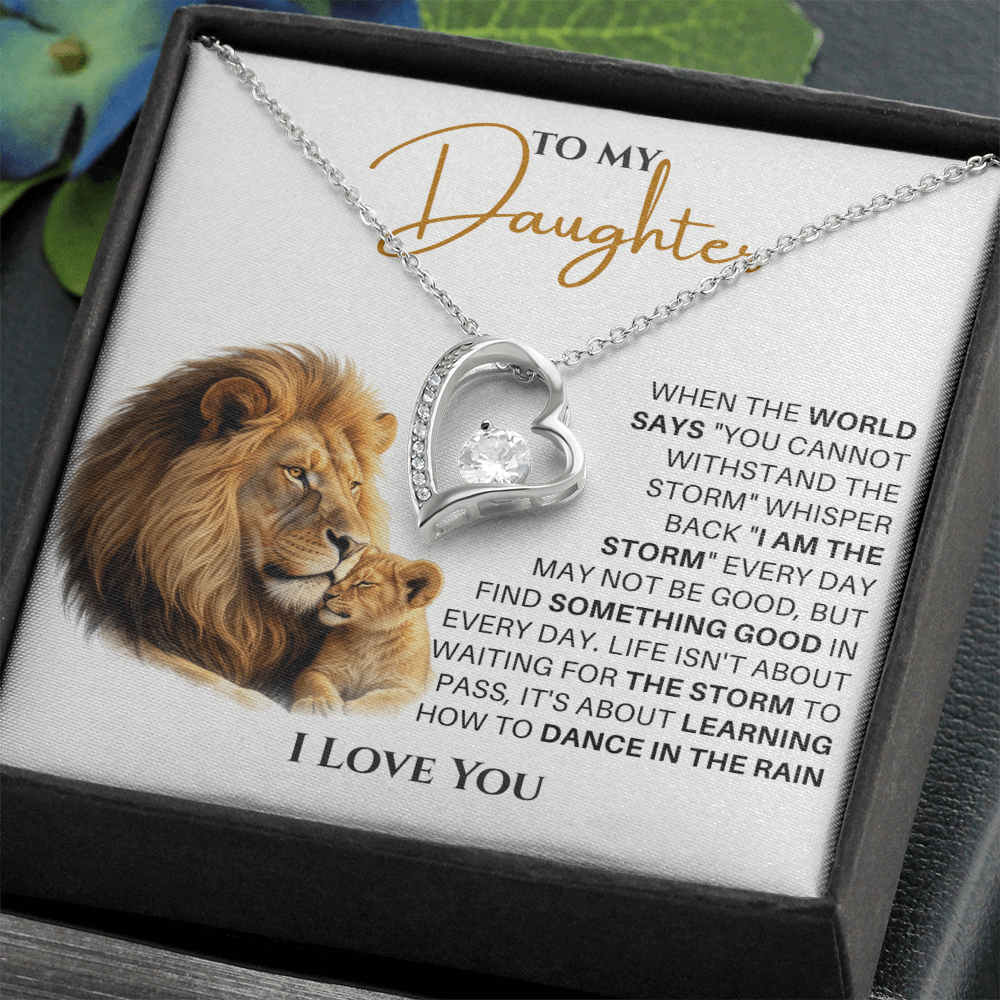 Forever Love Necklace, She glows like she was born for this moment